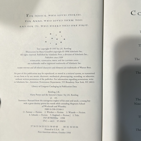 Harry Potter and the Sorcerer’s Stone (Book 1) by J.K. Rowling- 1997 - Picture 11 of 11